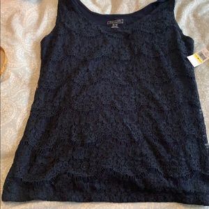 Camisole - Lace - Navy Blue - Medium